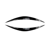 Motenna Autocollants de garniture 3D for phares ABS, 2 pièces, sourcils et paupières, Convient for Hyundai, I30 PD MK3 1.4GDI .4TGDI 2017 - 2020 décoration de sourcils de voiture(Gloss Black)