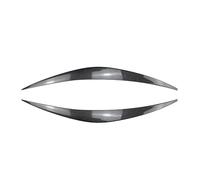 Motenna Autocollants de garniture 3D for phares ABS, 2 pièces, sourcils et paupières, Convient for Hyundai, I30 PD MK3 1.4GDI .4TGDI 2017 - 2020 décoration de sourcils de voiture(Carbon Look)