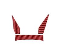 Motenna Autocollants revêtement d'habillage contour compteur vitesse voiture, Convient for série Z4 G28 G29 2019-2023 revêtement décoratif pour garniture intérieure(Red Carbon Fibre)