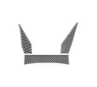 Motenna Autocollants revêtement d'habillage contour compteur vitesse voiture, Convient for série Z4 G28 G29 2019-2023 revêtement décoratif pour garniture intérieure(Black Carbon Fibre)