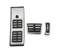 Motenna Couvre-pédale de voiture, Convient for, A4 B9 A5 F5 Q5 SQ5 A6 C8 2016-2019 Accessoires pédales Pédale d'accélérateur carburant frein Couvercle de pédale d'embrayage(AT with rest pedal)