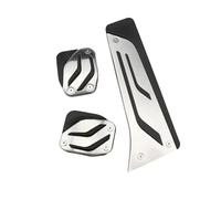 Motenna Couvre-pédales voiture, Convient for BMW, série 5 G30 G38 520d 520i 525i 528i 530i 525xi 530xi 540 2017-2020 LHD Couvercle de pédale d'embrayage(3Pcs MT Without Rest)