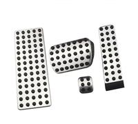 Motenna Couvre-pédales voiture, Convient for Mercedes, benz, W124 W202 W203 W140 W208 W210 W211 W220 R170 R171 Couvercle de pédale d'embrayage(AT With Rest)