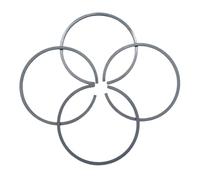 Motenna Lot d'anneaux d'unité de Puissance scie débroussailleuse 4 pièces, Convient for Komatsu G23L/Zenoah HT2300 Plus 23CC 2 Segment de Piston épais