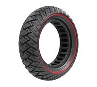 Motenna Pneu Solide for Scooter Électrique, Adapté for KuGoo, M4 Pro, for VSETT10 +, for Zero, 10X pneus de scooter(Red black)