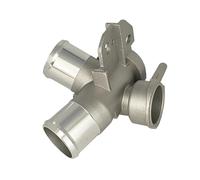 Motenna Tuyau sortie liquide refroidissement, Convient for Nissan Teana J32 Altima 2007-2012 21501-9HA0A Tuyau de sortie d'eau de refroidissement du moteur automobile(Sliver Aluminium)