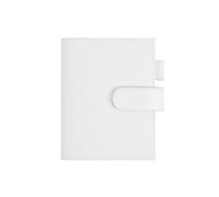 Moterm Kiesel-Creme Couverture en cuir pour carnet A6 - Compatible avec Hobonichi Cousin, Stalogy et Midori MD Planner, avec porte-crayons, porte-cartes et poche arrière