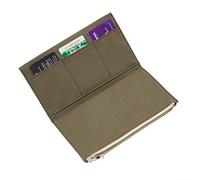 Moterm Poche zippée en toile pour recharge de carnet de voyage