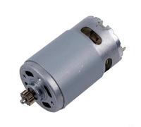 Moteur 14 dents 18 V CC 317004430 compatible avec perceuse électrique sans fil BS18 pour visseuse à percussion en métal argenté, ajustement précis, longue durée de vie, utilisation facile