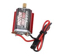 Moteur 180 à balais avec pignon 11T et dissipateur thermique pour voiture RC Crawler 1/18 : amélioration haute résistance et faible bruit (70T)