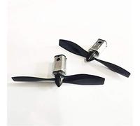 Moteur 2 jeux de moteurs N21 3V 17000RPM DC avec hélice rouge noire, modèle d'avion, hélicoptère, ventilateur, pièces de bricolage, solidement construits Moteurs dédiés