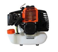 Moteur 2 Temps 3904803031 Complet avec axe de Transmission pour débroussailleuse, Taille haie et élagueuse Compatible Scheppach Parkside PBK4B3 Woodstar Gardenline