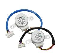 Moteur 24BYJ48 5 Fils CC 12 V For Climatiseur, Compatible Avec Les Moteurs De Pales Oscillantes Suspendues 1/1,5p Et Les Moteurs De Balayage Vertical.(1Pcs Five Flat Shape)