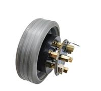 Moteur 2804 Avec Encodeur De Pneu, Moteur De Moyeu D'impression 3D, Anneau Antidérapant, Petite Roue, Pied De Robot, Pièces D'arbre Creux(Motor -tire)