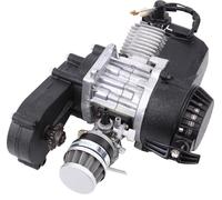 moteur 49cc, démarrage par recul, construction en aluminium, argent