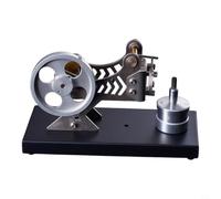 Moteur à Air Chaud en Aluminium Kit Modèle DIY | Aluminium pour robuste, fonctionnement à air chaud, pas d'eau nécessaire, design mécanique pour précis, pour idéal loisirs