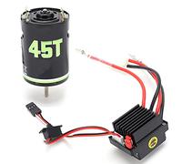 Moteur à balais 540, 320 A, ESC, couple élevé, durable, faible bruit, haute puissance, pour Axial SCX10 TRX4 D90 GEN8 RC Crawler Trucks Drift Cars, fer, plastique, cuivre, 219 g (45t)