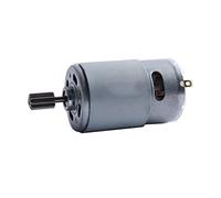 Moteur à balais RS380 6 V/12 V CC à couple élevé avec engrenage métallique 12 dents for projets de bricolage(6v 13000rpm)