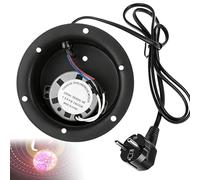 Moteur à billes à facettes : boîtier blanc professionnel SKM30 pour boule à facettes, moteur rotatif jusqu'à 30 cm avec prise d'alimentation de 1,2 m, pour éclairage de scène et de fête, montage