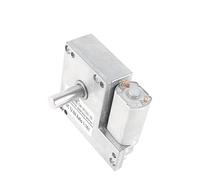 Moteur à boîte de vitesses carrée 6 V 5,5 tr/min à engrenage à vis sans fin plat 180 pour présentoir (Dc6v i54 145 tr/min, paquet B)