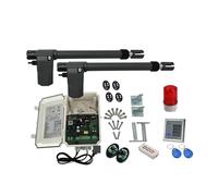 Moteur à courant alternatif 400 Kg Double bras électrique automatique porte battante moteur ouvre-porte Photoélectrique Tube lumière clavier(Kit 1)