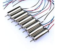 Moteur à courant continu 10PCS / LOT 3.7V 720 Moteur à courant continu sans noyau, 48000RPM Micro Haute Vitesse DIY RC Drone Mini Modèle Hélicoptère RC Drone Modèle, DIY Driver Parts: Rouge Bleu) ZFUG