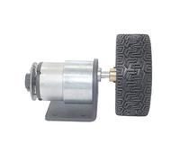 Moteur à courant continu 12V 24V DC engrenages avec kit de roue d'accouplements d'encodeur Hall for DIY Smart Robot JGB37-520 : 265)(60)