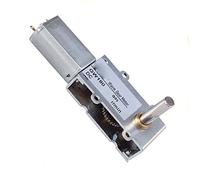Moteur à courant continu 1pcs Turbo Worm Gear electronic starter, High Torque Reducer, Metal Gearbox Electric Gearmotor Ultrathin 90°-Axis 4-52RPM, DIY, DIY Driver Parts: 6V 12RPM) FUZEGRDLI (Color :