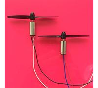 Moteur à courant continu 2 pcs/lot Mini modèle moteur à courant continu sans noyau d'hélicoptère, K154Y DC3-5V 8520 8.5*20 MM, grande puissance hélice haute vitesse, pièces de pilote de bricolage ZFUG