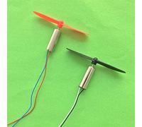 Moteur à courant continu 2pcs Mini Modèle Hélicoptère Coreless DC Moteur, 55mm Hélice Mini Grand Couple Moteur Haute Vitesse, K153Y DC3.7V 720 7 * 20MM, DIY Driver Parts ZFUGEDRLI