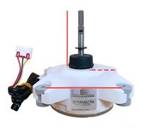 Moteur à courant continu, 33 W 10P 310 V, rotor externe réversible sans balais pour systèmes de chauffage et de refroidissement, haute efficacité, construction en aluminium 1000 tr/min, pour