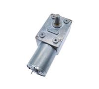 Moteur à courant continu 370 DC 12V Moteur de réduction à vis sans fin Turbo réversible, 2 tr/min - 100 tr/min 200 tr/min 46/32, réducteur de boîte de vitesses à engrenages, pièces de pilote de bricol