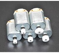 Moteur à courant continu 5 pièces/130 petit moteur à courant continu, petit moteur à quatre roues 17000-18000 tr/min +, moteur Miniature 3 à 5 V, pièces de pilote de bricolage ZFUGEDRLI