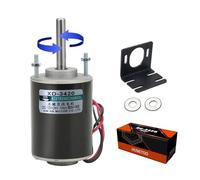 Moteur à courant continu à couple élevé 12 V/24 V Moteur à aimant permanent Mini DC Moteur de générateur DIY 30W CW/CCW 3500/7000RPM avec Moun