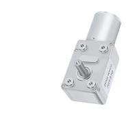 Moteur à courant continu à micro-engrenage à vis sans fin JGY370, arbre de sortie court simple, axe de 6 mm de diamètre, 6 V ~ 24 V, avec moteur à engrenages métalliques autobloquants