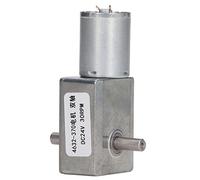 Moteur à Courant Continu avec Réducteur à Vis Sans Fin, Moteur Électrique DC24V 30 tr/min pour Ouvre - Porte, Faible Bruit et Faible Consommation, Boîtier en Aluminium et Laiton
