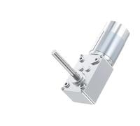 Moteur à courant continu brossé 5840 - 555, 12v, 24v, unidirectionnel, axe Long D, régulation de vitesse avant et arrière, 1 pièce(40RPM,12V Single Motor)