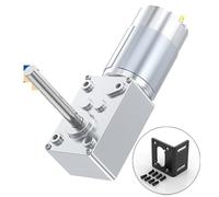 Moteur à courant continu brossé Miniature 5840 - 555, 12V 24V, unidirectionnel, axe Long, axe D, commutation avant et arrière, moteur de régulation de vitesse(16RPM,12V Bracket Motor)
