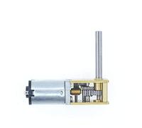 Moteur à courant continu DC 3V 6V 12V Micro Moteur à engrenages, 3mm Arbre N20 Mini-réducteur électrique, Moteur à engrenages de réduction, Moteur à engrenages à basse vitesse, Pièces de pilote de bri