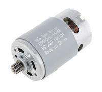 Moteur à Courant Continu DC Moteur 1 2V 16.8V 21V 25V 19500 RPM Boîte de vitesses à deux moteur 9/12 pour perceuse électrique(9 Teeth 16.8V)