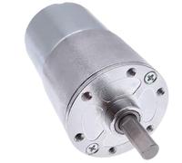Moteur à courant continu GA37RG avec support de moteur, moteur à engrenages électrique à couple élevé, support de montage 12V 24V(5rpm,24V)