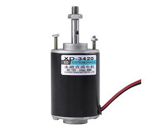 Moteur à Courant Continu Grande Vitesse Aimant Permanent 12/24V 30W CW/CCW pour Générateur DIY (12v 3500rpm)