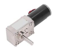 Moteur à courant continu micro à réducteur, moteur à vis sans fin autobloquant CC 24 V 18 W, moteur à réducteur à turbine miniaturisée à vitesse réglable avec boîtier en alliage (0 à 300 tr/min par