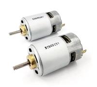 Moteur à courant continu RS-775SH-30905031 12 V-24 V, moteur à roulement à billes 66 mm x 44 mm, moteur électrique à couple élevé