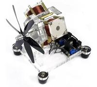 Moteur À Disque À Pseudo-Mouvement Magnétique 12 V, Moteur sans Balais À 3 Spires, Machine À Pseudo-Mouvement Perpétuel, Kit Dexpérimentation en Physique pour Lenseignement des Sciences Et