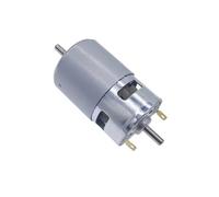 Moteur à double roulement à billes 775 DC 12 V-24 V, couple élevé, double arbre de sortie, haute puissance, faible bruit, composant électronique