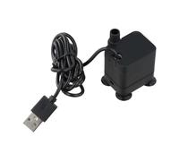 Moteur à eau submersible silencieux DC 5 V 3 W pour aquarium | Le moteur à eau submersible USB silencieux de 5 V fonctionne silencieusement sous 40 dB pour maintenir un habitat calme des