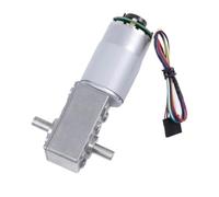 Moteur à encodeur CC 12 V/24 V à double arbre, réducteur 5840-555B, 12-471 tr/min, à vis sans fin, couple élevé(12V,80RPM)