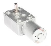 Moteur à engrenage à vis sans fin 12 V avec vitesse 0 6200 tr/min pour automatisation de portes et fenêtres (95 tr/min)