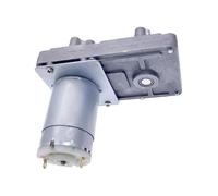 Moteur à engrenage à vis sans fin 20-157 tr/min, réducteur 12V DC, moteur électrique à couple élevé, engrenage métallique, auto-verrouillage inversé for équipement d'automatisation(12V 20RPM)